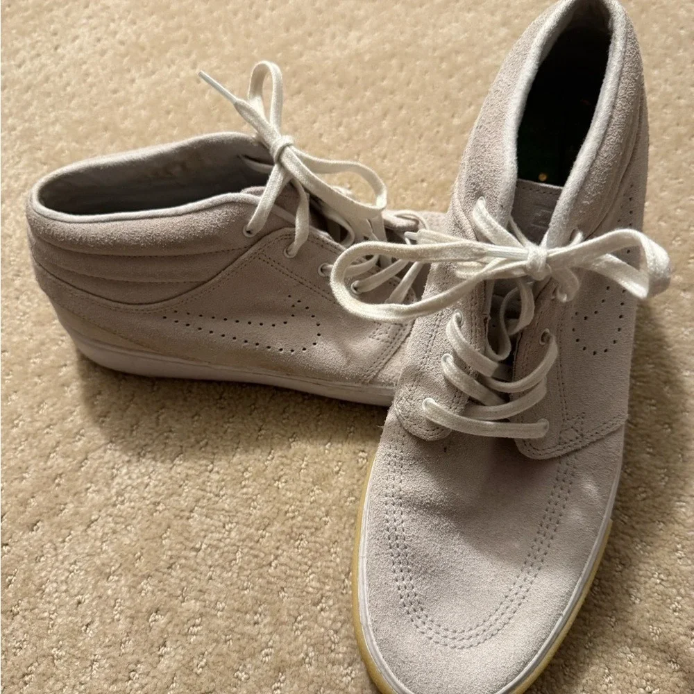 NIKE SB ZOOM Stefan Janoski Men Tan Mid Remastered Collection 2019 Shoes-Size 12